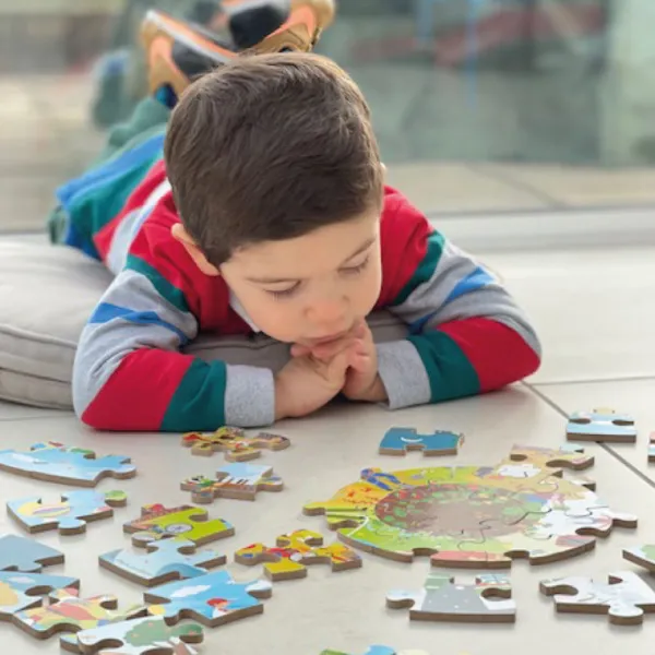Bigjigs Toys Seasonal Circular Floor Puzzle