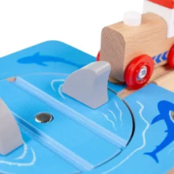 Bigjigs Rail Shark Attack Track