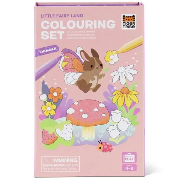 Tiger Tribe Shimmer Colouring Set - Little Fairy Land