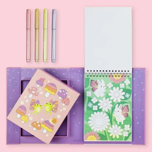 Tiger Tribe Shimmer Colouring Set - Little Fairy Land