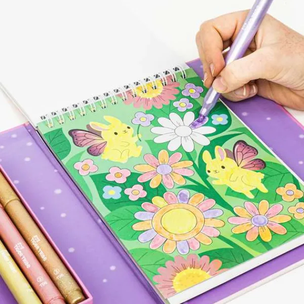 Tiger Tribe Shimmer Colouring Set - Little Fairy Land