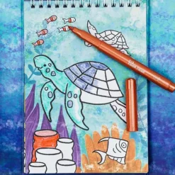 Tiger Tribe Shimmer Colouring Set - Sea Life