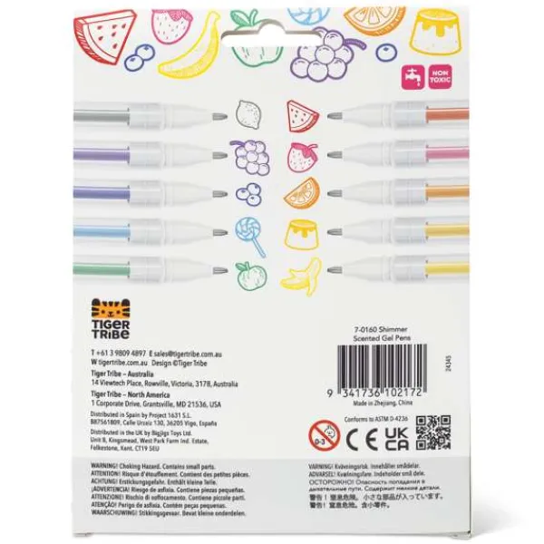 Tiger Tribe Shimmer Scented Gel Pens