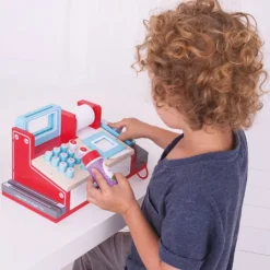 Bigjigs Toys Shop Till with Scanner
