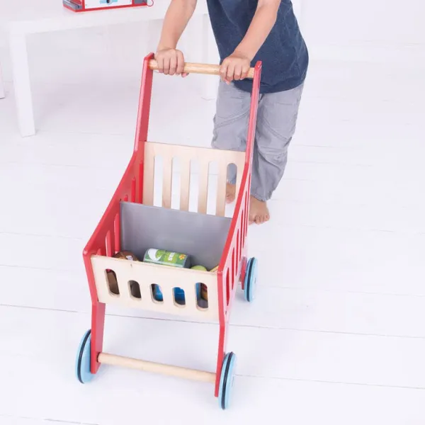 Bigjigs Toys Shopping Trolley