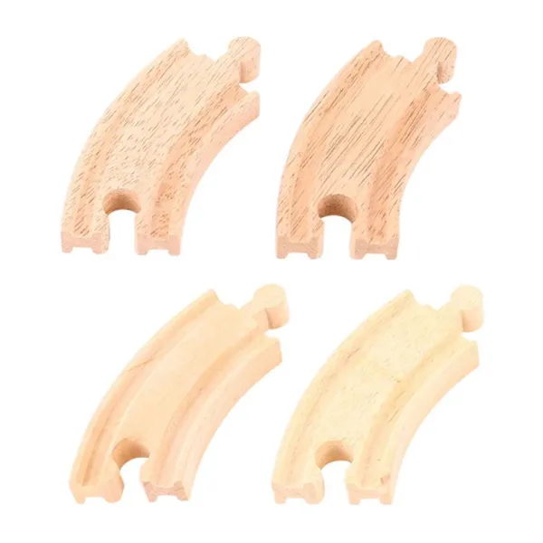 Bigjigs Rail Short Curves (Pack of 4)
