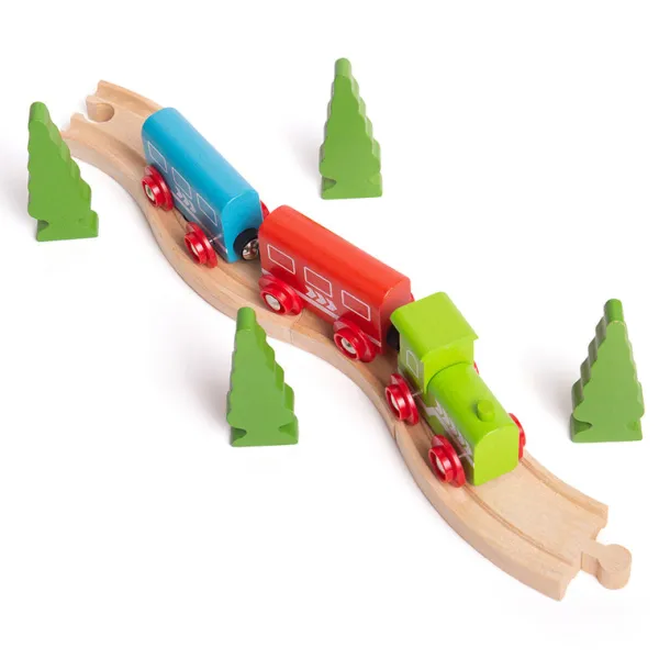 Bigjigs Rail Short Curves (Pack of 12)