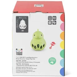 Tiger Tribe Silicone Rattle - Dino