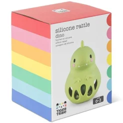 Tiger Tribe Silicone Rattle - Dino