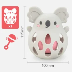 Tiger Tribe Silicone Rattle - Koala