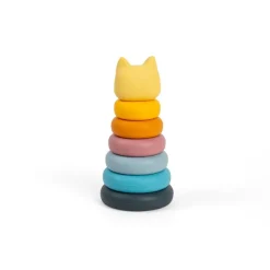 Bigjigs Toys Silicone Stacking Cat