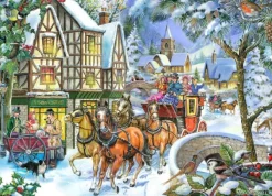House of Puzzles Snow Coach - BIG 500 Piece Jigsaw Puzzle