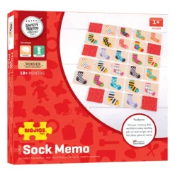 Bigjigs Toys Sock Memory Game