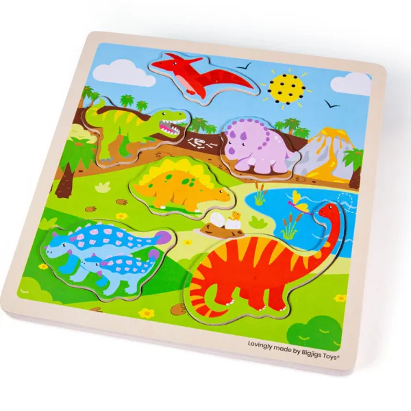 Bigjigs Toys Sound Puzzles - Dinosaurs
