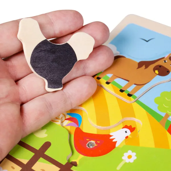 Bigjigs Toys Sound Puzzles - Farm