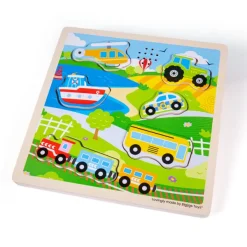 Bigjigs Toys Sound Puzzles - Transport