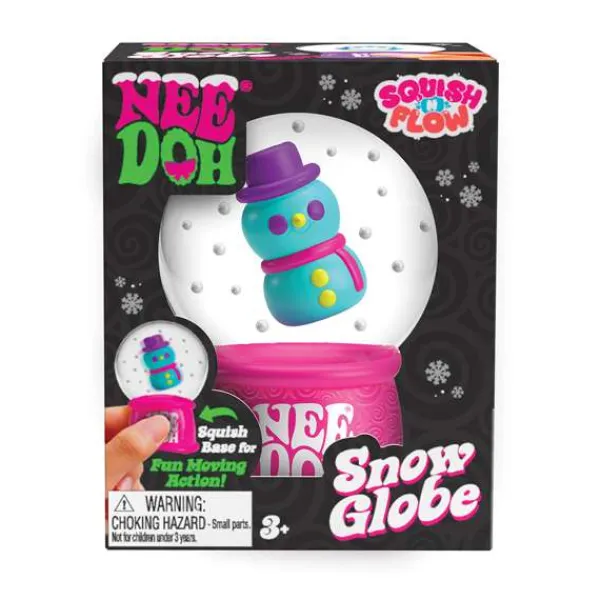 NeeDoh Squish N Flow Snow Globe