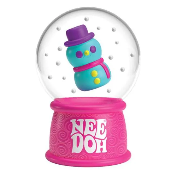 NeeDoh Squish N Flow Snow Globe