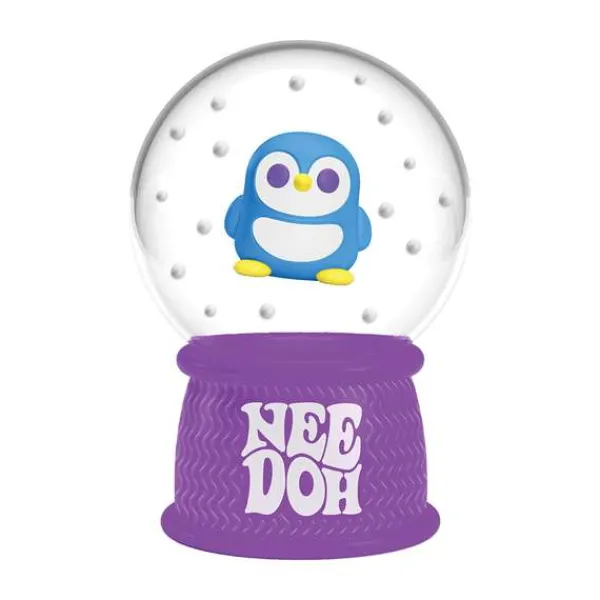 NeeDoh Squish N Flow Snow Globe