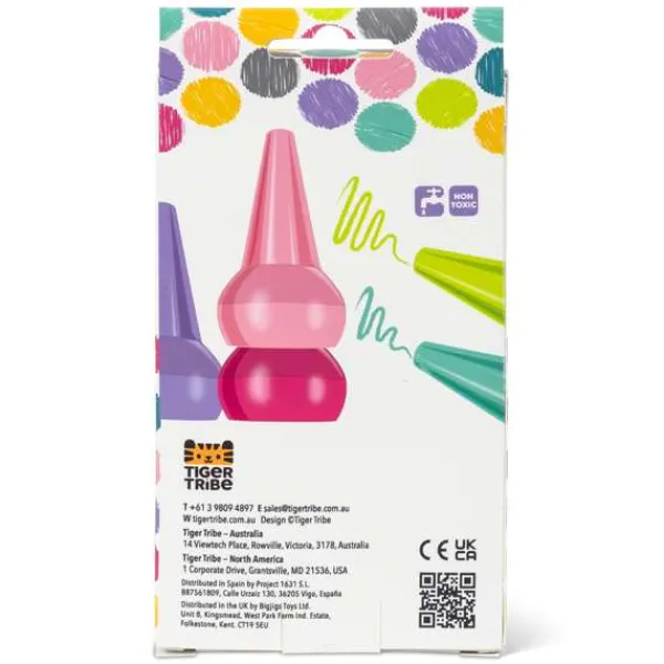 Tiger Tribe Stackable Crayons - Candy Colours