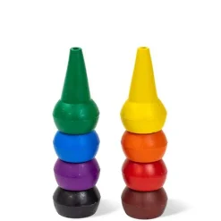 Tiger Tribe Stackable Crayons - Retro Rainbow