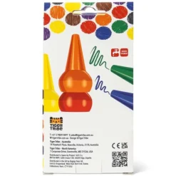 Tiger Tribe Stackable Crayons - Retro Rainbow