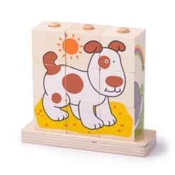 Bigjigs Baby Stacking Blocks (Pets)