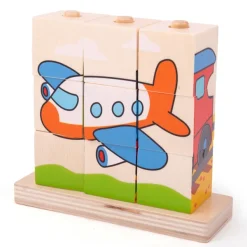 Bigjigs Baby Stacking Blocks (Transport)