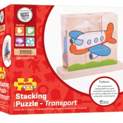 Bigjigs Baby Stacking Blocks (Transport)