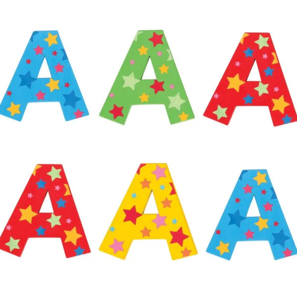 Bigjigs Toys Star Letter A (One Supplied)