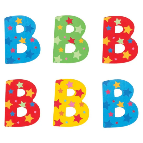 Bigjigs Toys Star Letter B (One Supplied)