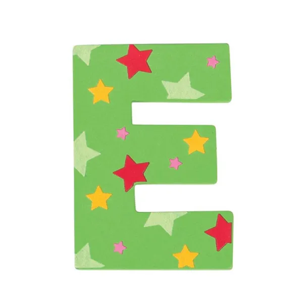 Bigjigs Toys Star Letter E (One Supplied)