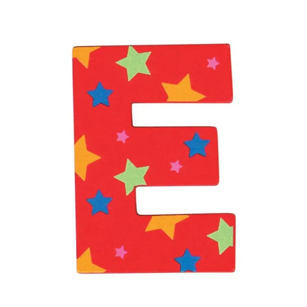 Bigjigs Toys Star Letter E (One Supplied)