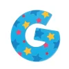 Bigjigs Toys Star Letter G (One Supplied)