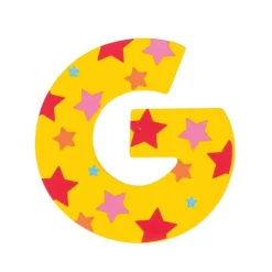 Bigjigs Toys Star Letter G (One Supplied)