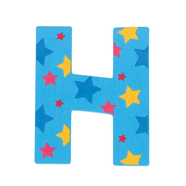 Bigjigs Toys Star Letter H (One Supplied)