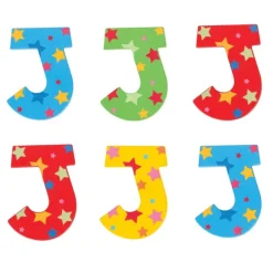 Bigjigs Toys Star Letter J (One Supplied)