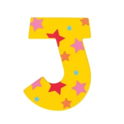 Bigjigs Toys Star Letter J (One Supplied)