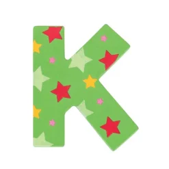 Bigjigs Toys Star Letter K (One Supplied)