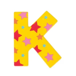 Bigjigs Toys Star Letter K (One Supplied)
