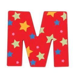Bigjigs Toys Star Letter M (One Supplied)