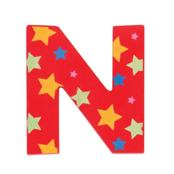 Bigjigs Toys Star Letter N (One Supplied)