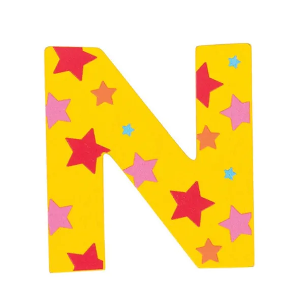 Bigjigs Toys Star Letter N (One Supplied)