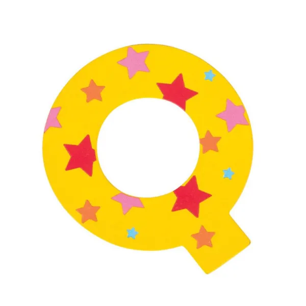 Bigjigs Toys Star Letter Q (One Supplied)