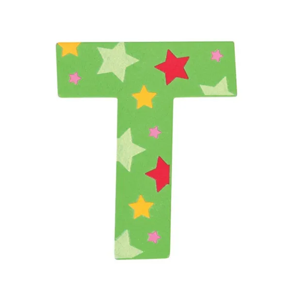 Bigjigs Toys Star Letter T (One Supplied)