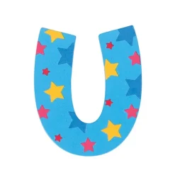 Bigjigs Toys Star Letter U (One Supplied)