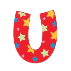 Bigjigs Toys Star Letter U (One Supplied)