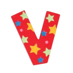 Bigjigs Toys Star Letter V (One Supplied)