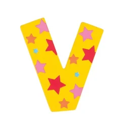 Bigjigs Toys Star Letter V (One Supplied)
