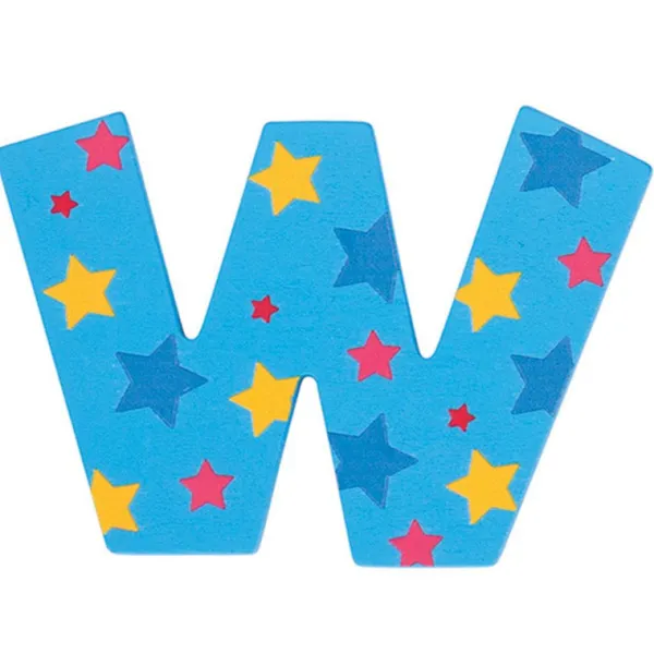 Bigjigs Toys Star Letter W (One Supplied)